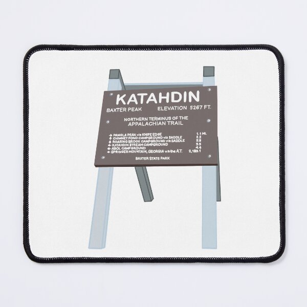 Item preview, Mount Katahdin Summit Sign designed and sold by allyeggleton.