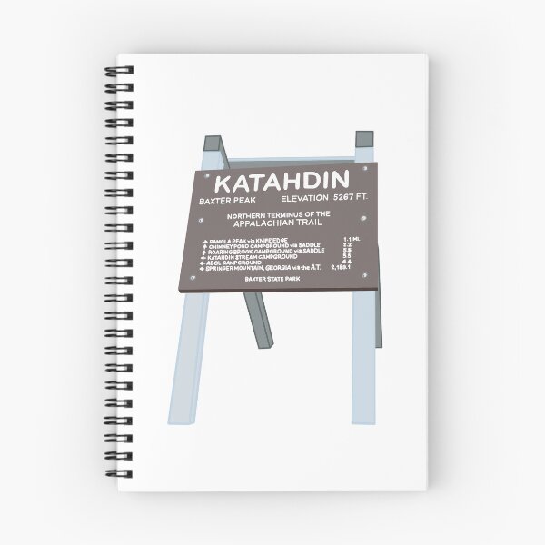 Item preview, Mount Katahdin Summit Sign designed and sold by allyeggleton.