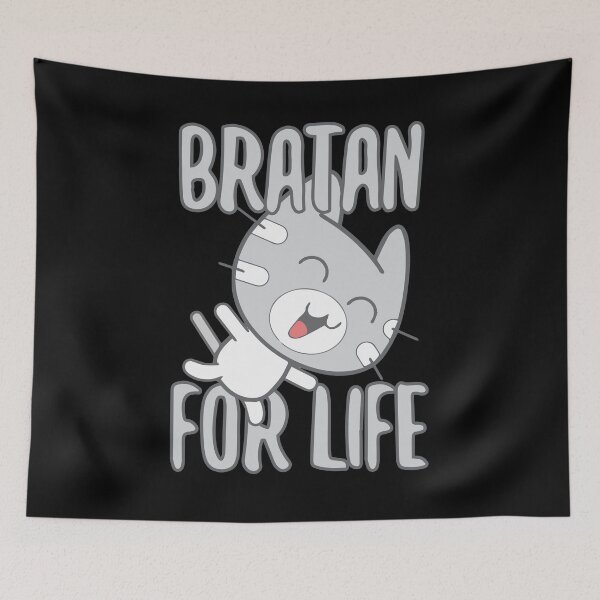 Item preview, Bratan cat tomcat gray gift designed and sold by Pineapple-Tree.