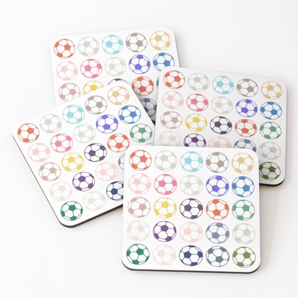Item preview, Abstract Multi Color Football Soccer Ball Pattern  designed and sold by Pixel4Art.
