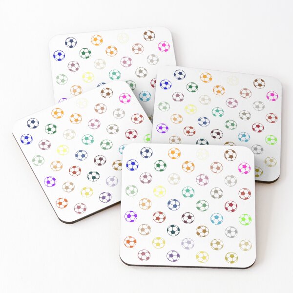 Item preview, Abstract Multi Color Football Soccer Ball Pattern  designed and sold by Pixel4Art.