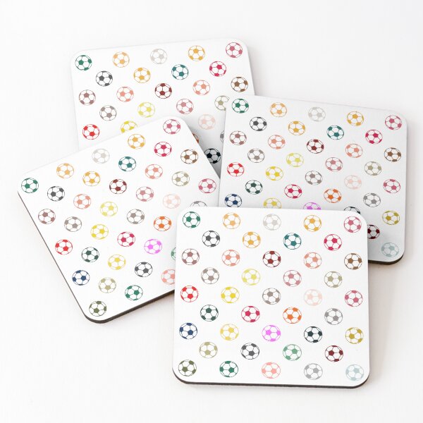 Item preview, Abstract Multi Color Football Soccer Ball Pattern  designed and sold by Pixel4Art.