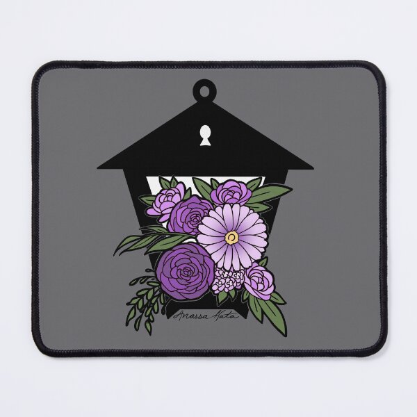 Item preview, Floral Lantern Purple designed and sold by kilobyte.