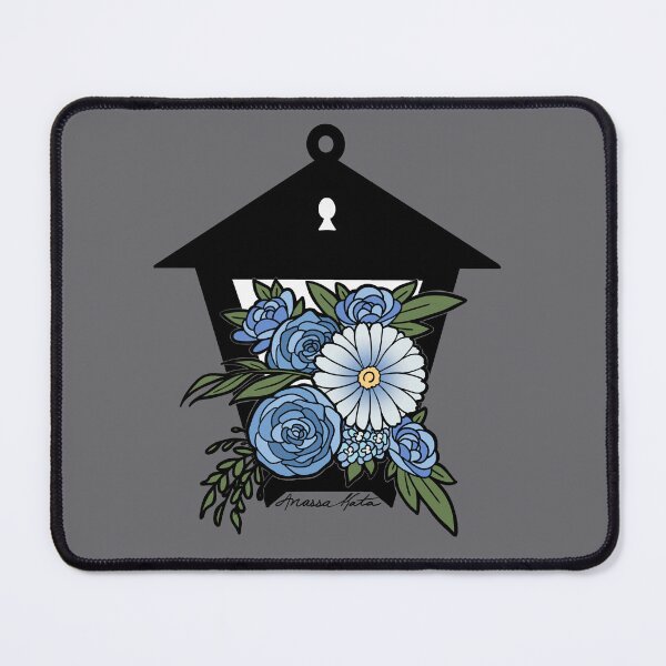 Artikelvorschau, Blumenlaterne Hellblau entworfen und verkauft von kilobyte.