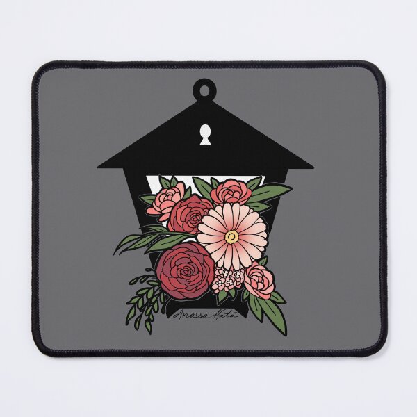 Item preview, Floral Lantern Red designed and sold by kilobyte.