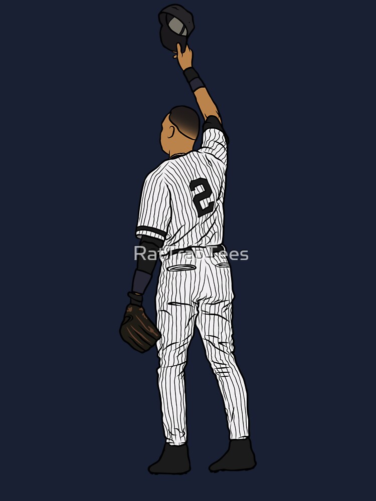 Derek Jeter Tips His Hat Kids T-Shirt for Sale by RatTrapTees