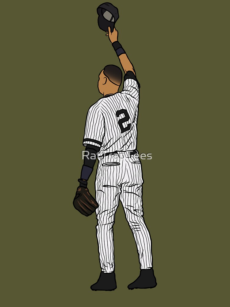 Derek Jeter Tips His Hat Kids T-Shirt for Sale by RatTrapTees