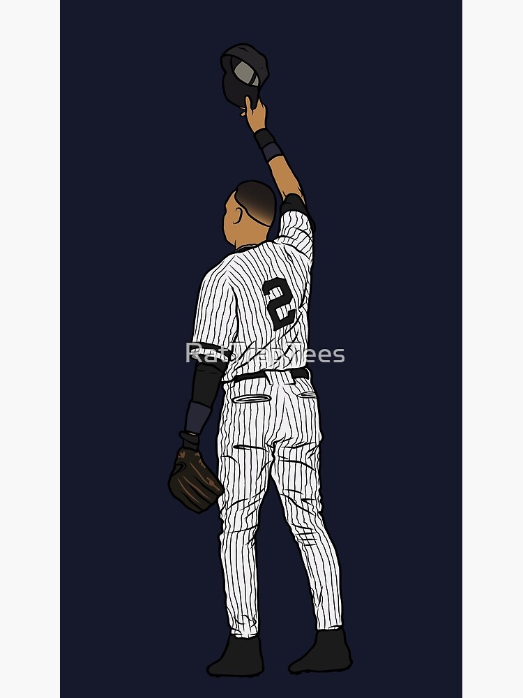 New York Yankees Derek Jeter Celebrates Metal Print