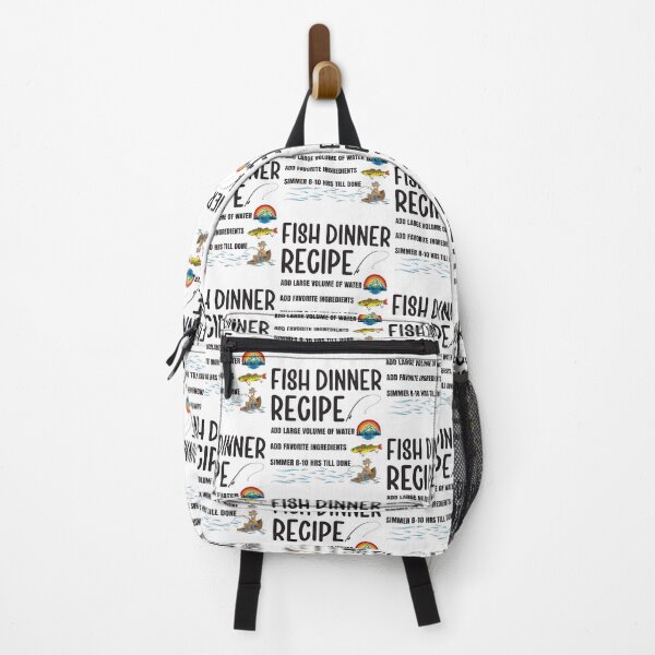 Item preview, Fish Dinner Recipe Funny Fishing Angler Outdoorsman designed and sold by CharJens.