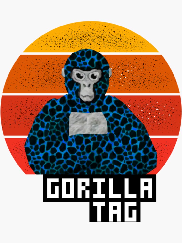 Gorilla tag pfp maker Gorilla Tag Blue Lava vintage  Sticker for Sale by  eternalwildflo