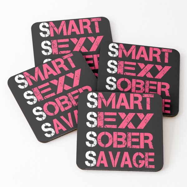 Item preview, SMART SEXY SOBER SAVAGE- sobriety anniversary aa na  designed and sold by hamzablk.