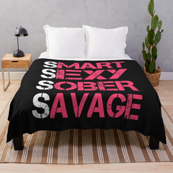 Item preview, SMART SEXY SOBER SAVAGE- sobriety anniversary aa na designed and sold by hamzablk.