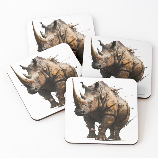 Item preview, Rhino Ink Painting designed and sold by TheDigitalAnvil.