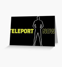 Blake's 7: Teleport Now! Greeting Card