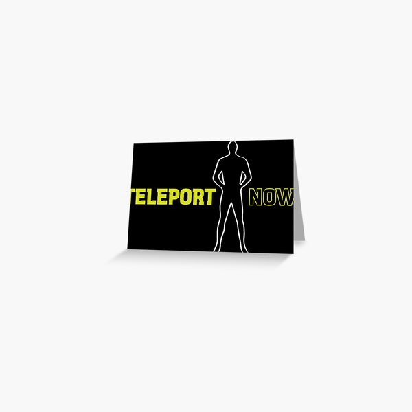 Blake's 7: Teleport Now! Greeting Card