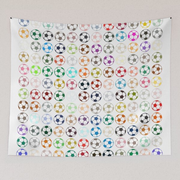 Item preview, Abstract Multi Color Football Soccer Ball Pattern  designed and sold by Pixel4Art.
