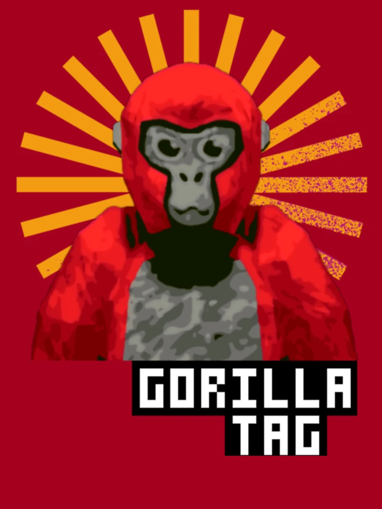 Gorilla Tag Merch for Kids VR Gamer Tee Adult Teens Red PFP png, Gorilla  Tag Let's Go png, Gorilla Tag VR Game png, PNG