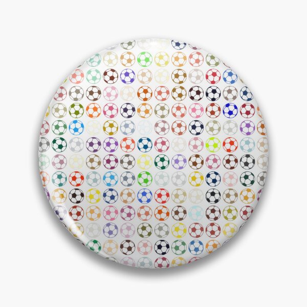 Artikelvorschau, Abstraktes mehrfarbiges Fußball-Fußball-Muster entworfen und verkauft von Pixel4Art.