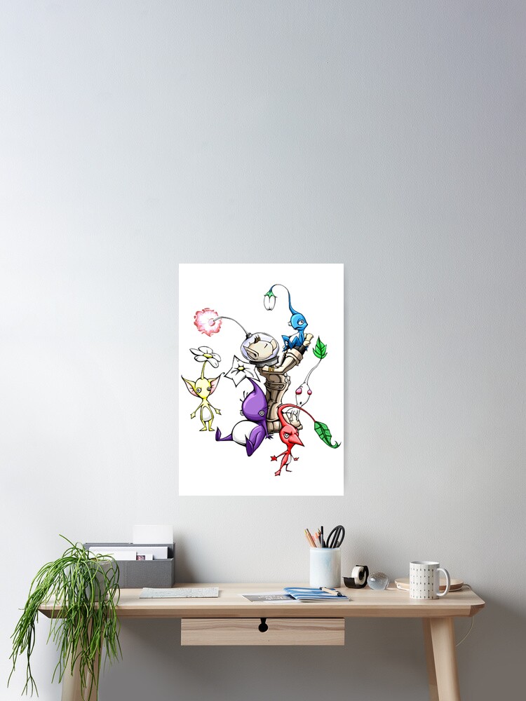 Thumbnail 2 of 3, Poster, Pikmin 4 designed and sold by ABZDesigner.