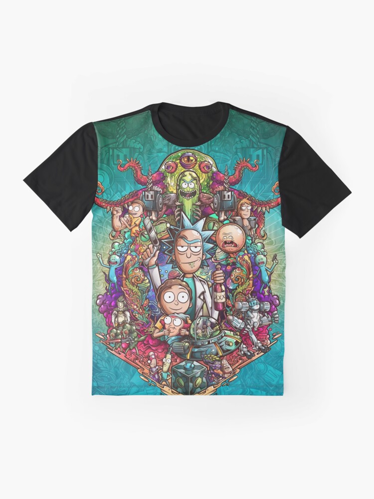 Alternate view of Buckle Up Morty! Graphic T-Shirt