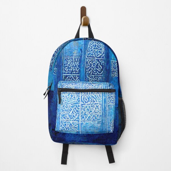 Item preview, blue mosaic and ancient Arab Islamic writing/ piece of art designed and sold by MaissaArt.
