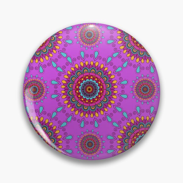 Aperçu de l'œuvre Mandala rose circulaire créée et vendue par KimmyRob.