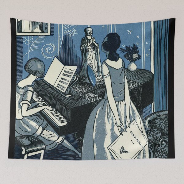 Item preview, The Piano And The Singer by Fernand Simeon designed and sold by InnerCitadel.