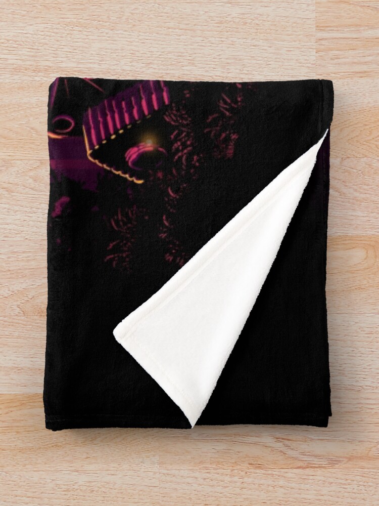 Alternate view of Love in the space Throw Blanket
