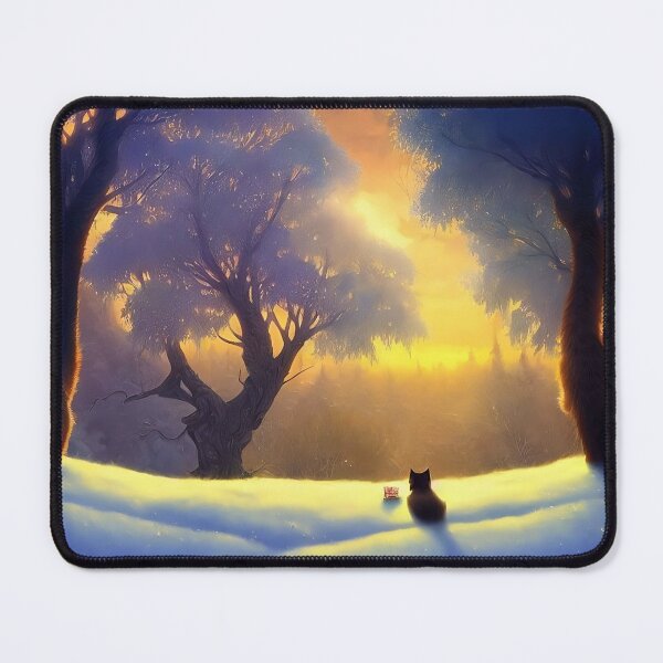 Item preview, Cat Watching Sunset Scene designed and sold by jortan1.