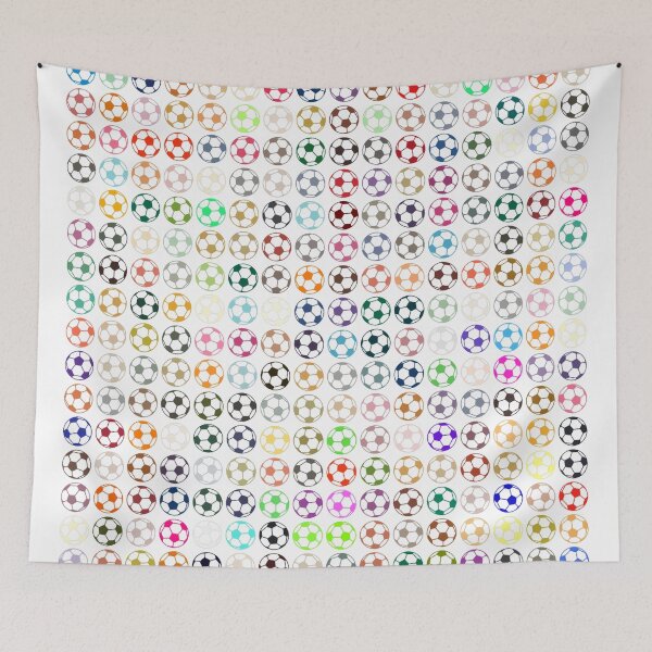 Item preview, Abstract Multi Color Football Soccer Ball Pattern  designed and sold by Pixel4Art.