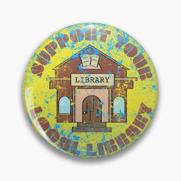 Item preview, Support Your Local Library Vintage Design designed and sold by Sabrina H.