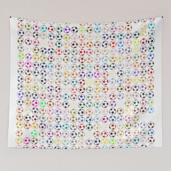 Item preview, Abstract Multi Color Football Soccer Ball Pattern  designed and sold by Pixel4Art.