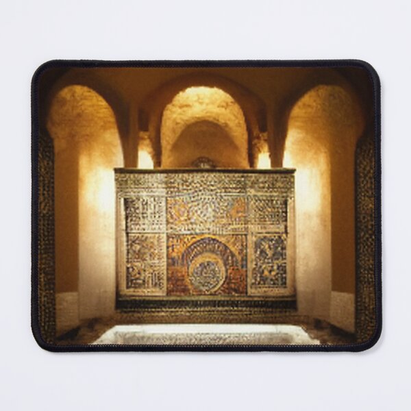 Item preview, mosaic of Al-Hamra Palace /castle and ancient Arab Islamic architecture spain designed and sold by MaissaArt.