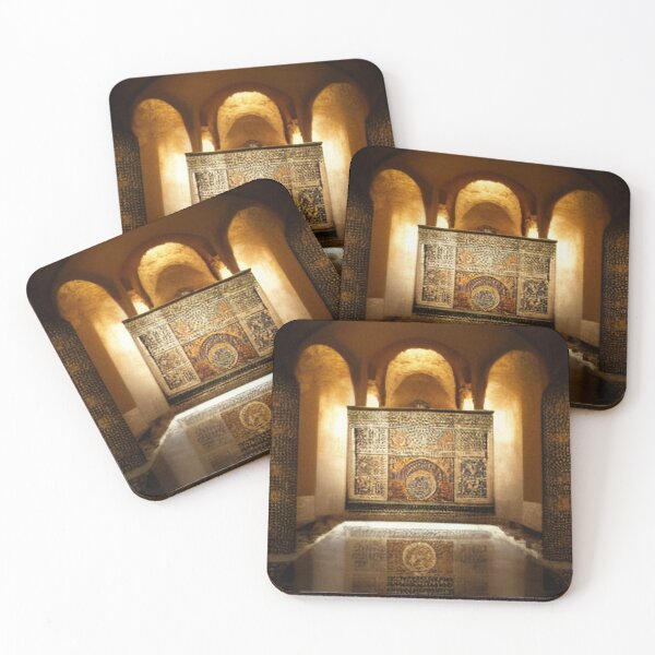 Item preview, mosaic of Al-Hamra Palace /castle and ancient Arab Islamic architecture spain designed and sold by MaissaArt.