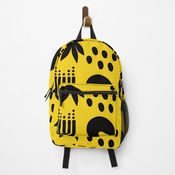 Item preview, Yellow black abstract pattern designed and sold by moxdesign.