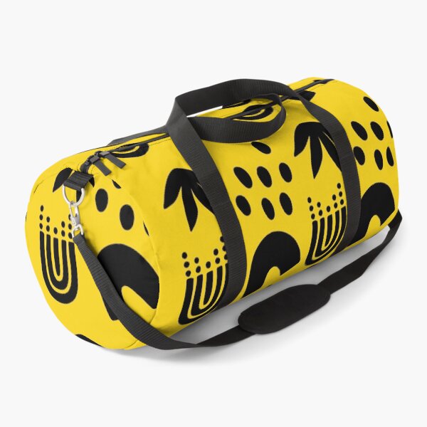 Item preview, Yellow black abstract pattern designed and sold by moxdesign.
