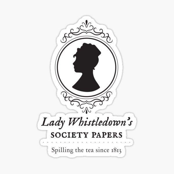 Item preview, Bridgerton Lady Whisledown's designed and sold by dareair.