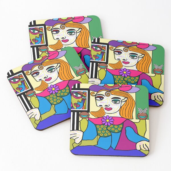 Item preview, Lady with Orange Hair and Hat designed and sold by jantulov.