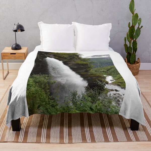 Item preview, Waterfall in the mountains in Norway designed and sold by Designsbyalisa.