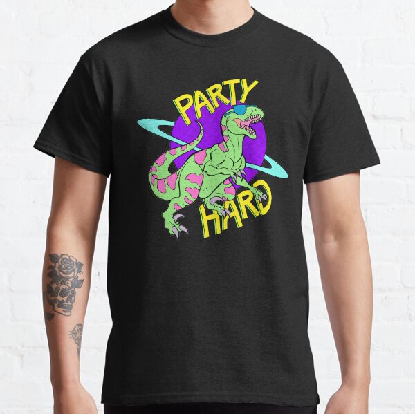 Party Hard dinosaur Classic T-Shirt