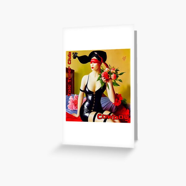 Cowboy by Tale Teller Club Record Cover Art by iServalan CDM Music Track Greeting Card