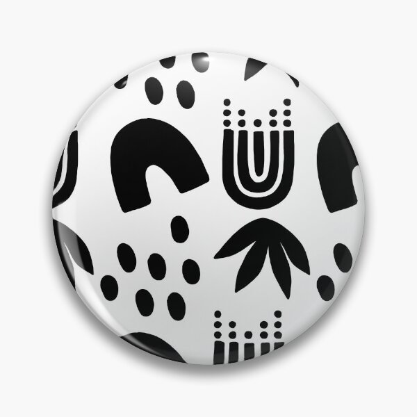 Item preview, Abstract black and white pattern designed and sold by moxdesign.