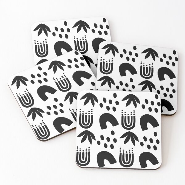 Item preview, Abstract black and white pattern designed and sold by moxdesign.