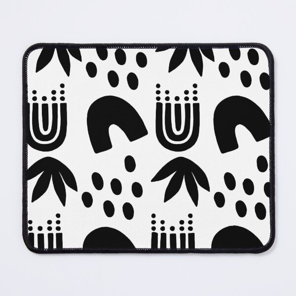 Item preview, Abstract black and white pattern designed and sold by moxdesign.