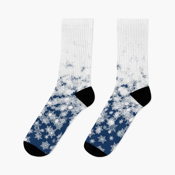Item preview, Blizzard - Snowflakes on a blue background designed and sold by illustratious.