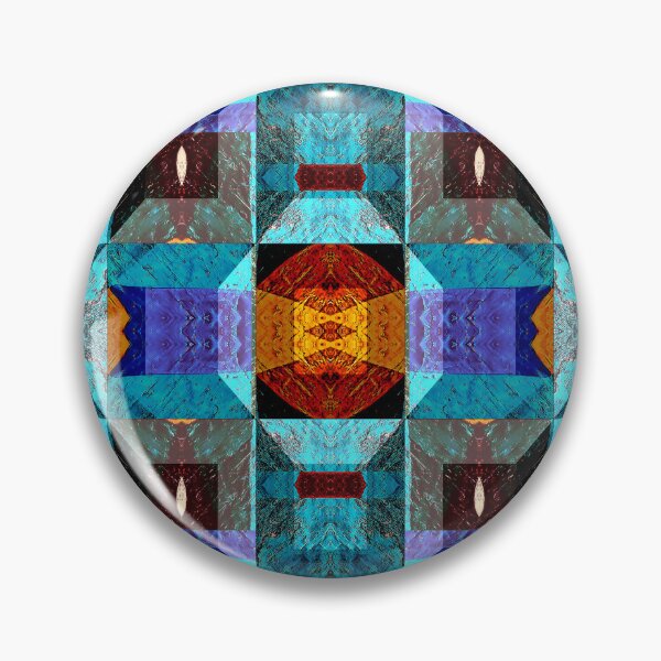 Item preview, POWERFUL LUMINOUS RADIAL COSMIC LABYRINTH PATCHWORK -  SPIRITUAL AWAKENING CUBIC GEOMETRIC ART PATTERN IN DEEP* designed and sold by Ralek.