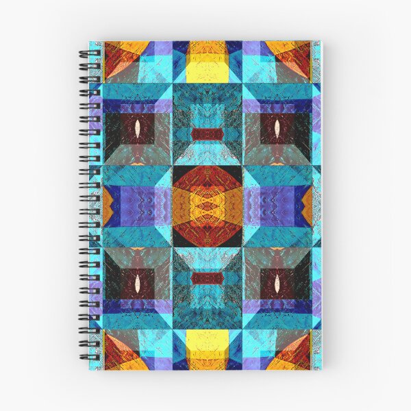 Item preview, POWERFUL LUMINOUS RADIAL COSMIC LABYRINTH PATCHWORK -  SPIRITUAL AWAKENING CUBIC GEOMETRIC ART PATTERN IN DEEP* designed and sold by Ralek.