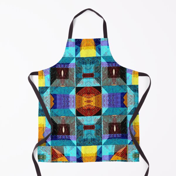 Item preview, POWERFUL LUMINOUS RADIAL COSMIC LABYRINTH PATCHWORK -  SPIRITUAL AWAKENING CUBIC GEOMETRIC ART PATTERN IN DEEP* designed and sold by Ralek.