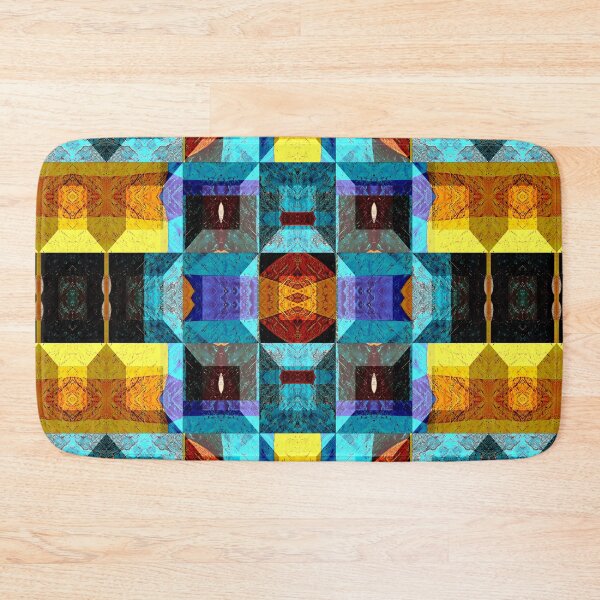 Item preview, POWERFUL LUMINOUS RADIAL COSMIC LABYRINTH PATCHWORK -  SPIRITUAL AWAKENING CUBIC GEOMETRIC ART PATTERN IN DEEP* designed and sold by Ralek.