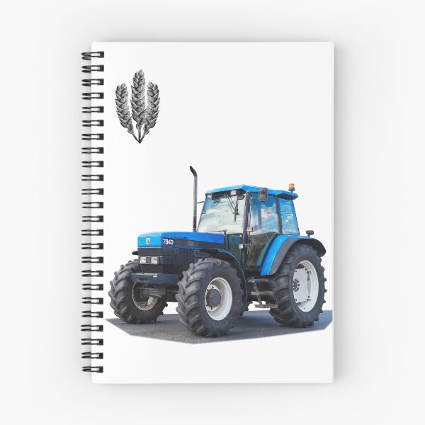 Artikelvorschau, blauer traktor entworfen und verkauft von Millysuewood.